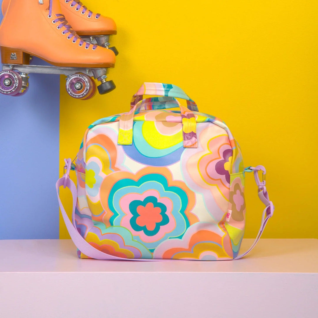 Trippy Dippy Floral Skate Bag