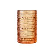 Sunset Hobnail Tumbler Drinking Glass - Light Orange - Just Fabulous Palm Springs