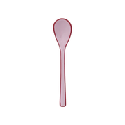 Enameled Stainless Steel Salt & Pepper Spoon - Pink With Hot Pink Trim