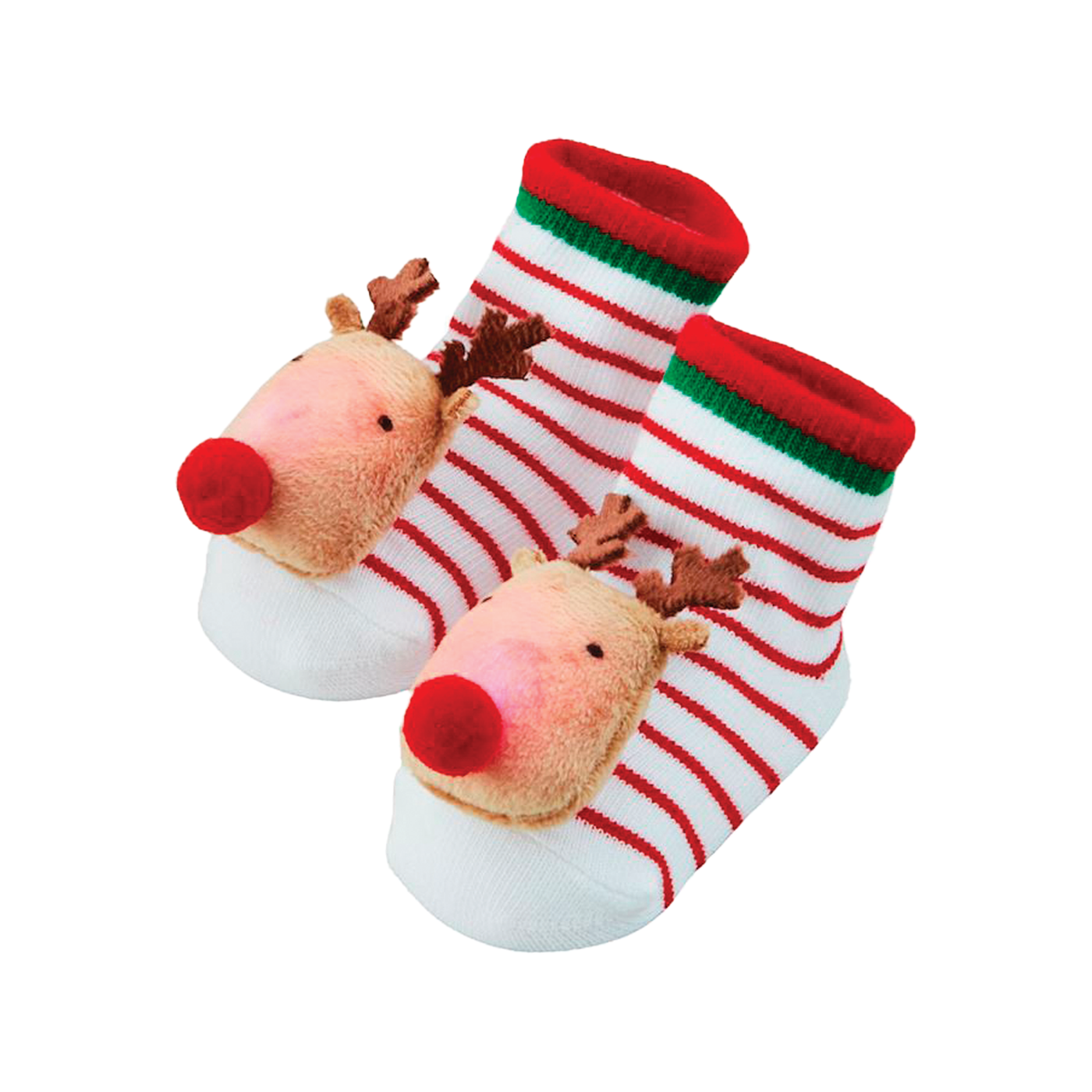 Light Up Christmas Socks - Reindeer