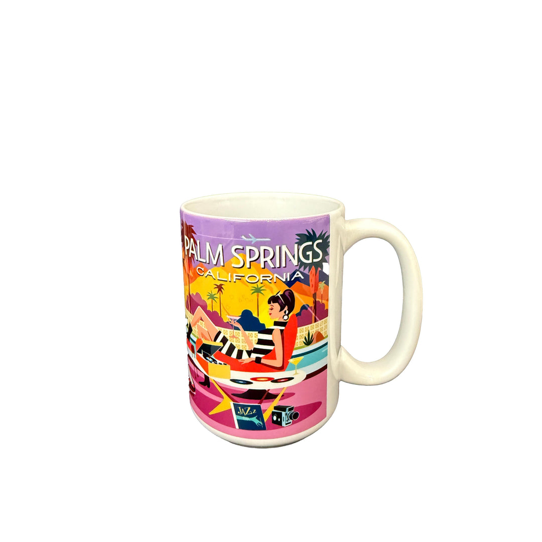 15oz Mug: Palm Springs Lounge - Just Fabulous Palm Springs
