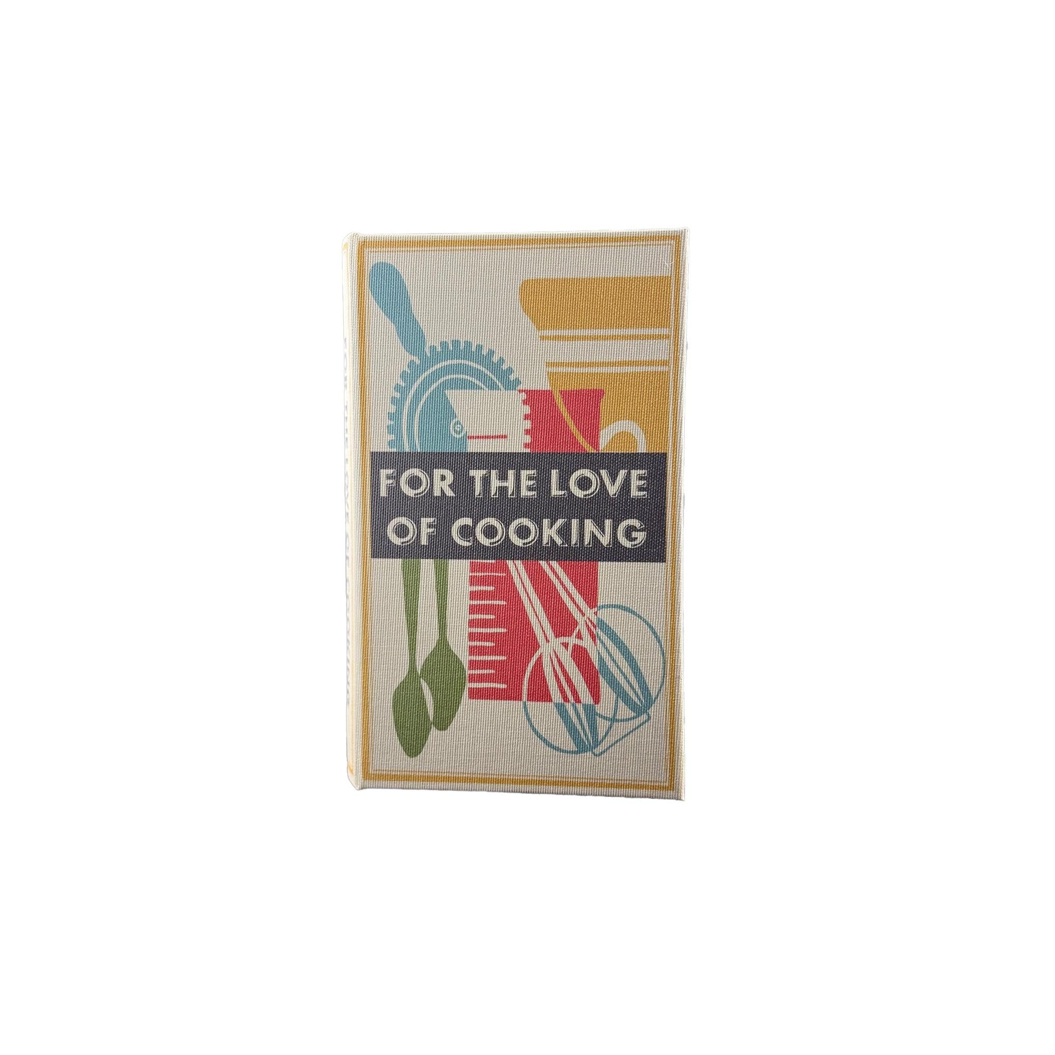 Decorative Book Shaped Storage Box - For The Love Of Cooking