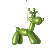 Luminescent Balloon Deer Ornament - Lime Green