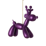 Luminescent Balloon Deer Ornament - Purple