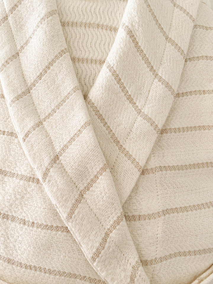 Luxe Bamboo Striped Robe