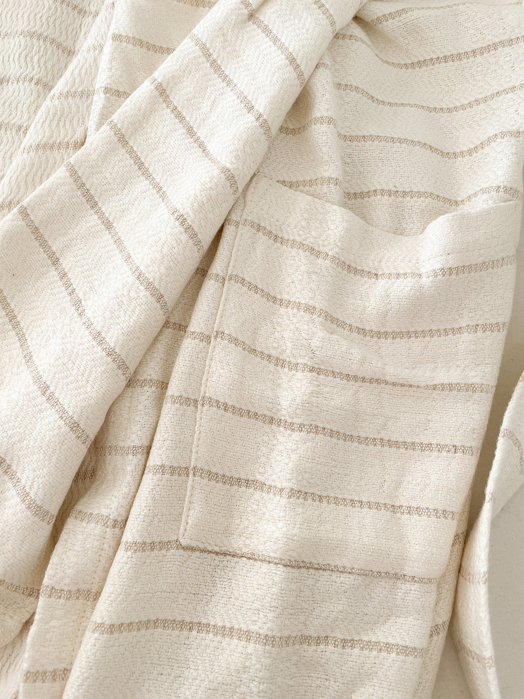 Luxe Bamboo Striped Robe
