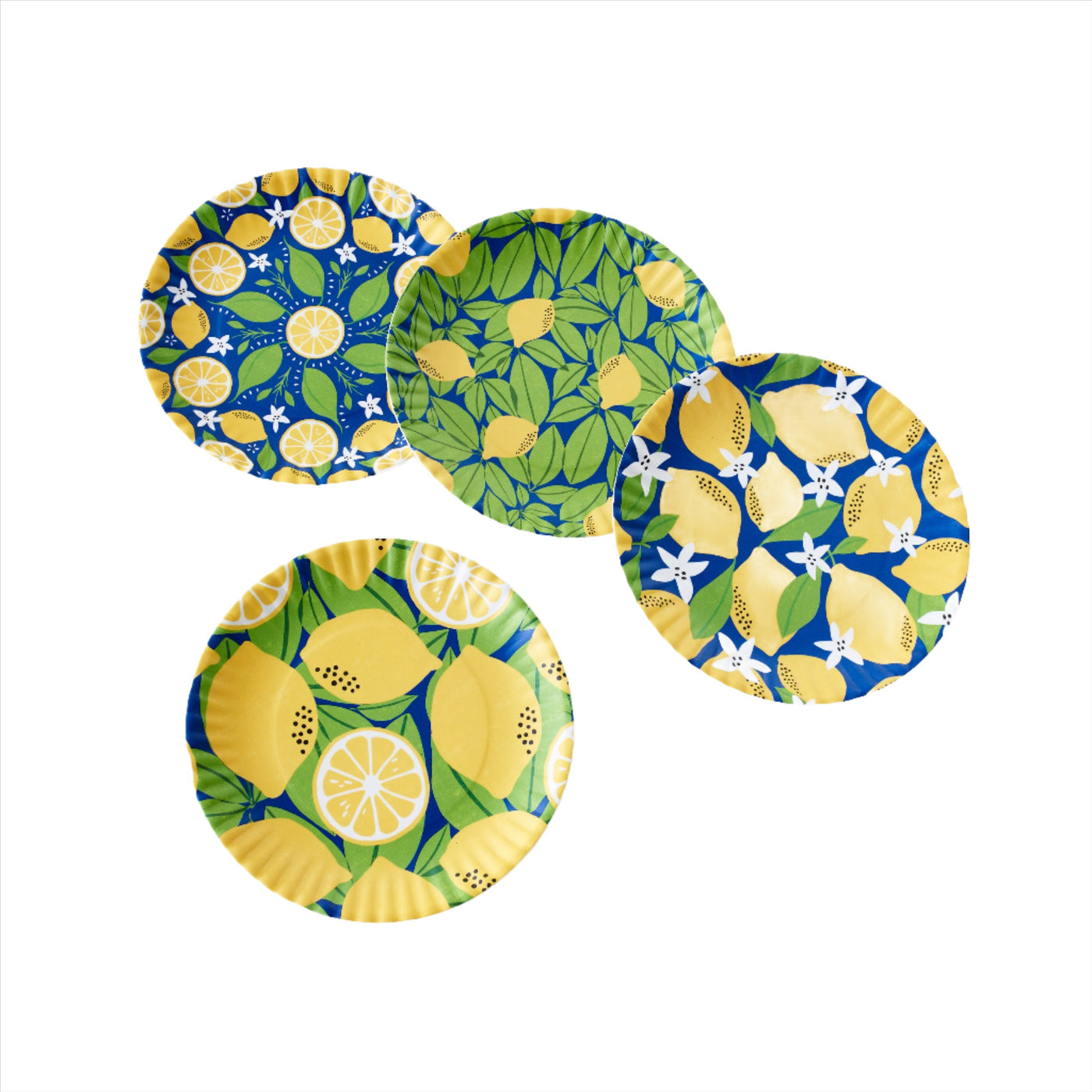 Lemons "Paper" Plate Set