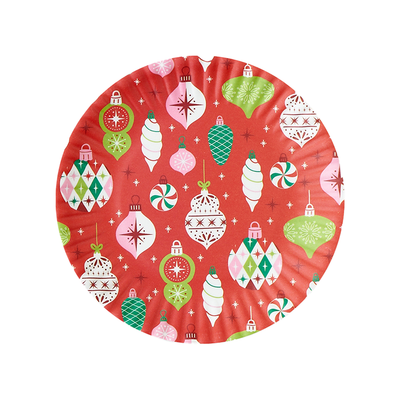 Holiday Cheers "Paper" Plate Set