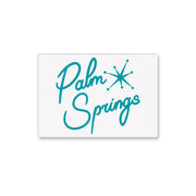 Blue Script Palm Springs Magnet - Just Fabulous Palm Springs