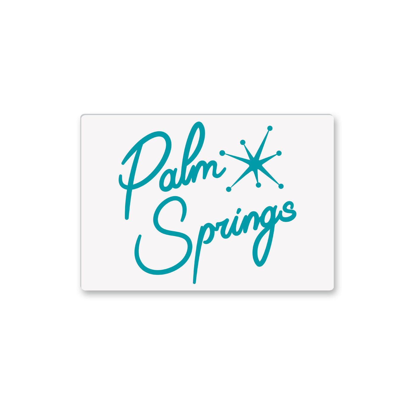 Blue Script Palm Springs Magnet
