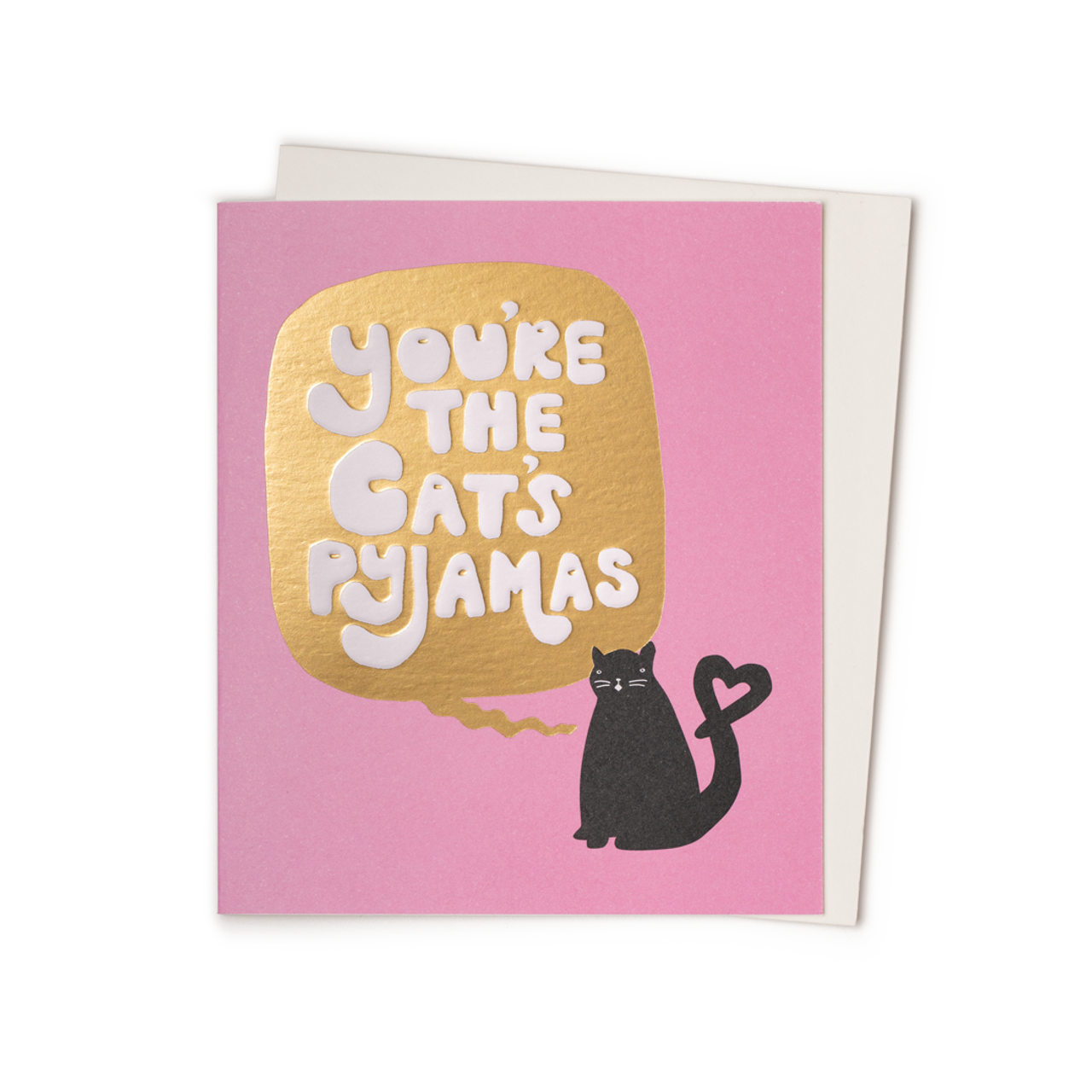 Cat's Pajamas Greeting Card