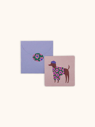 Bonjour Mes Amis Mini Note Card Set With Stickers