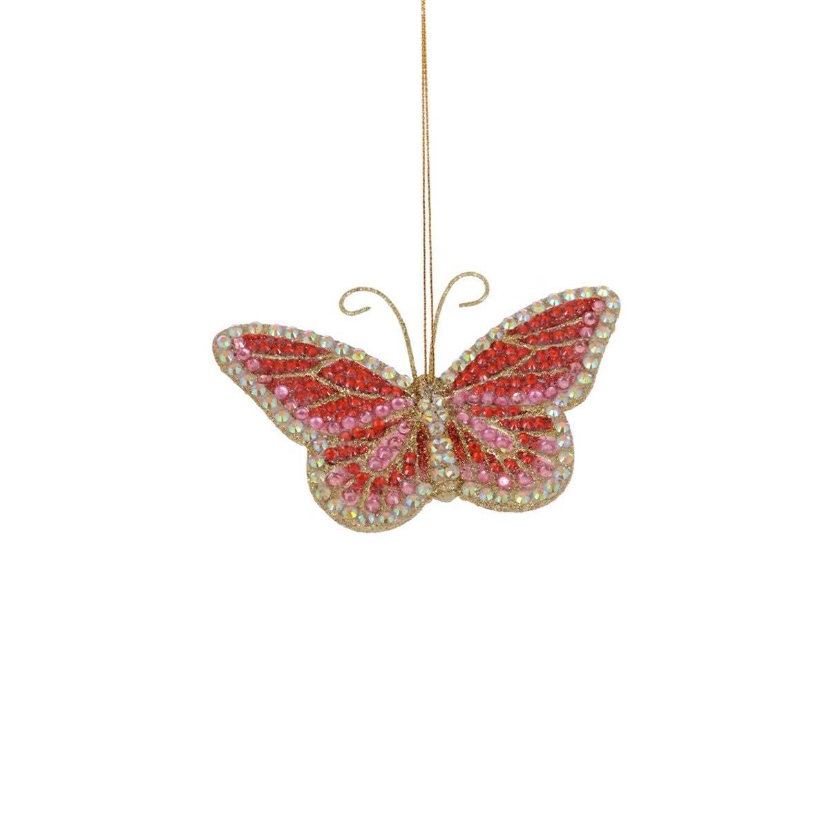 Jeweled Butterfly Ornament