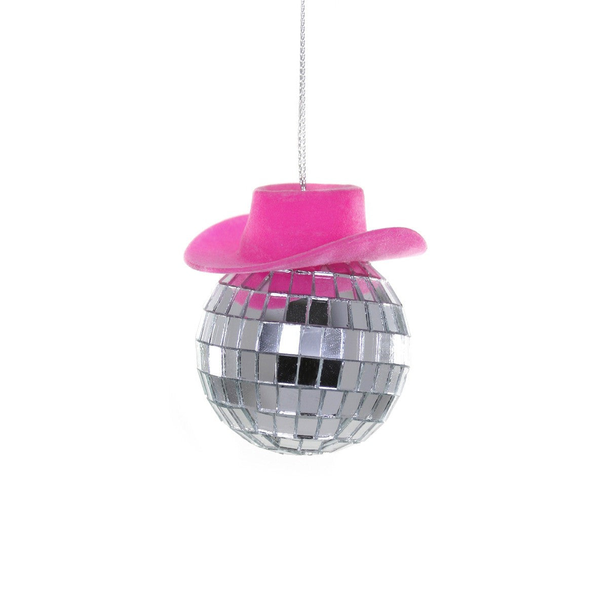 Cowgirl Disco Ornament - Pink