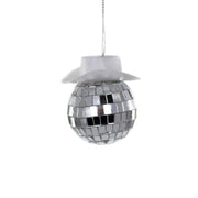 Cowgirl Disco Ornament - White