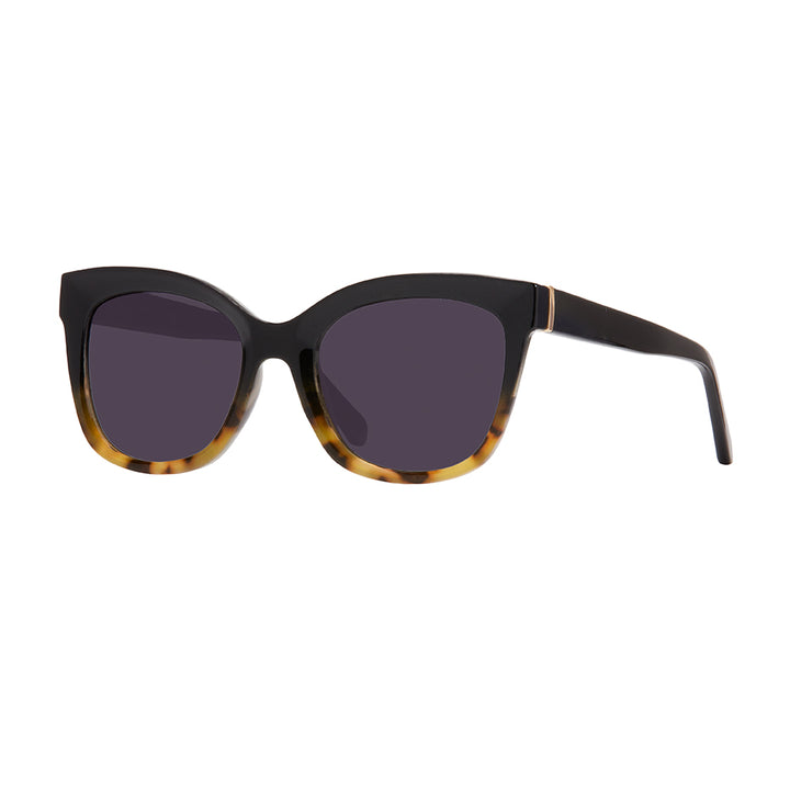 Morgan Tinted Reading Sunglasses - Black & Brown Tortoise