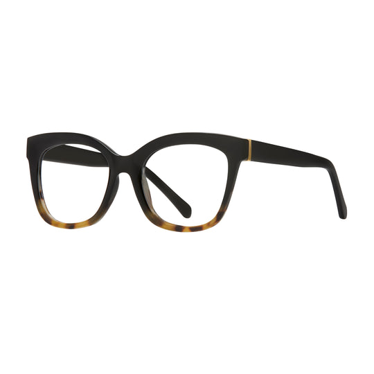 Morgan Reading Glasses - Amber Tortoise & Onyx