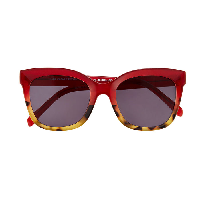 Morgan Tinted Reading Sunglasses - Red & Brown Tortoise
