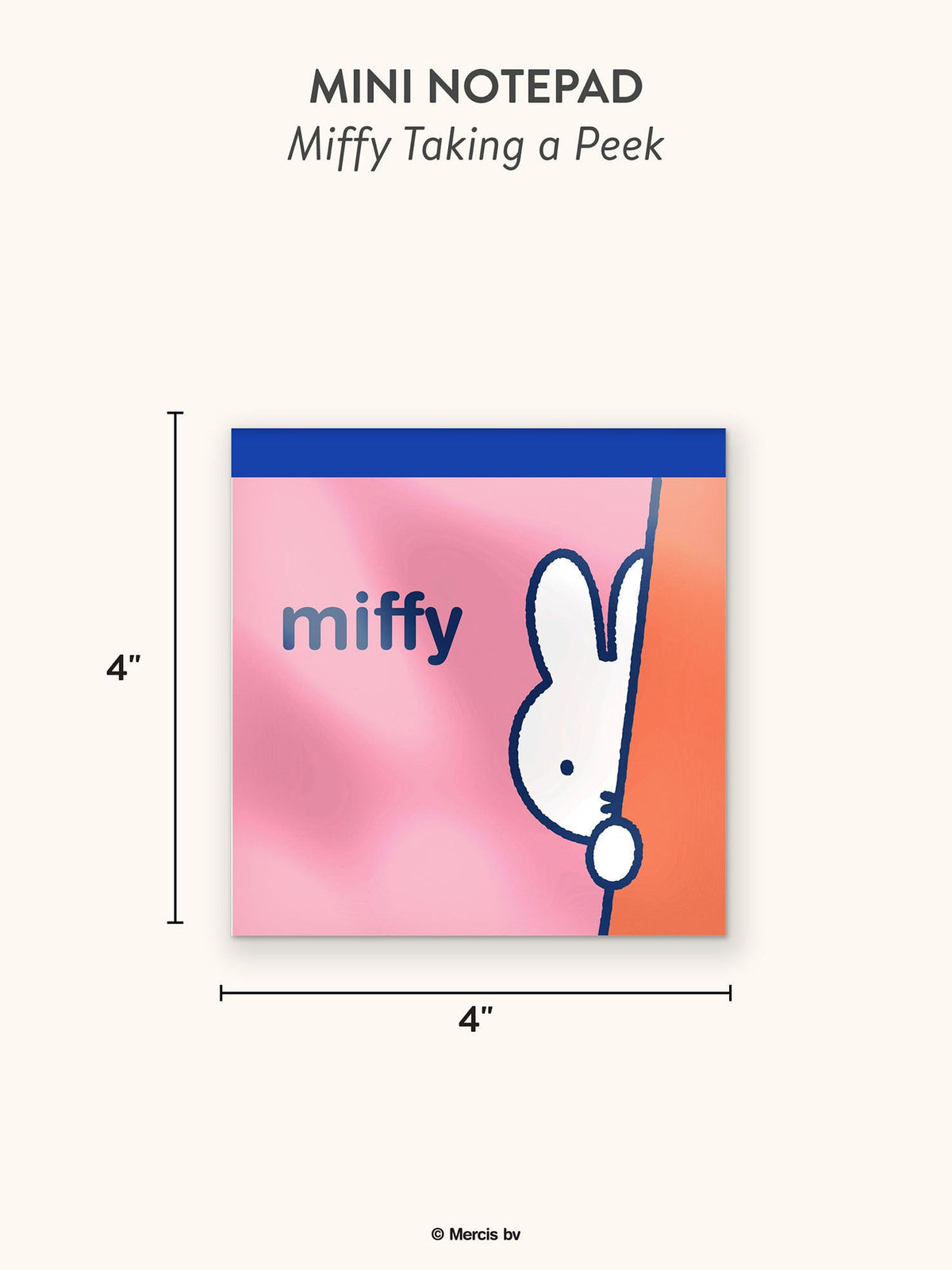 Miffy Taking A  Peek Mini Notepad