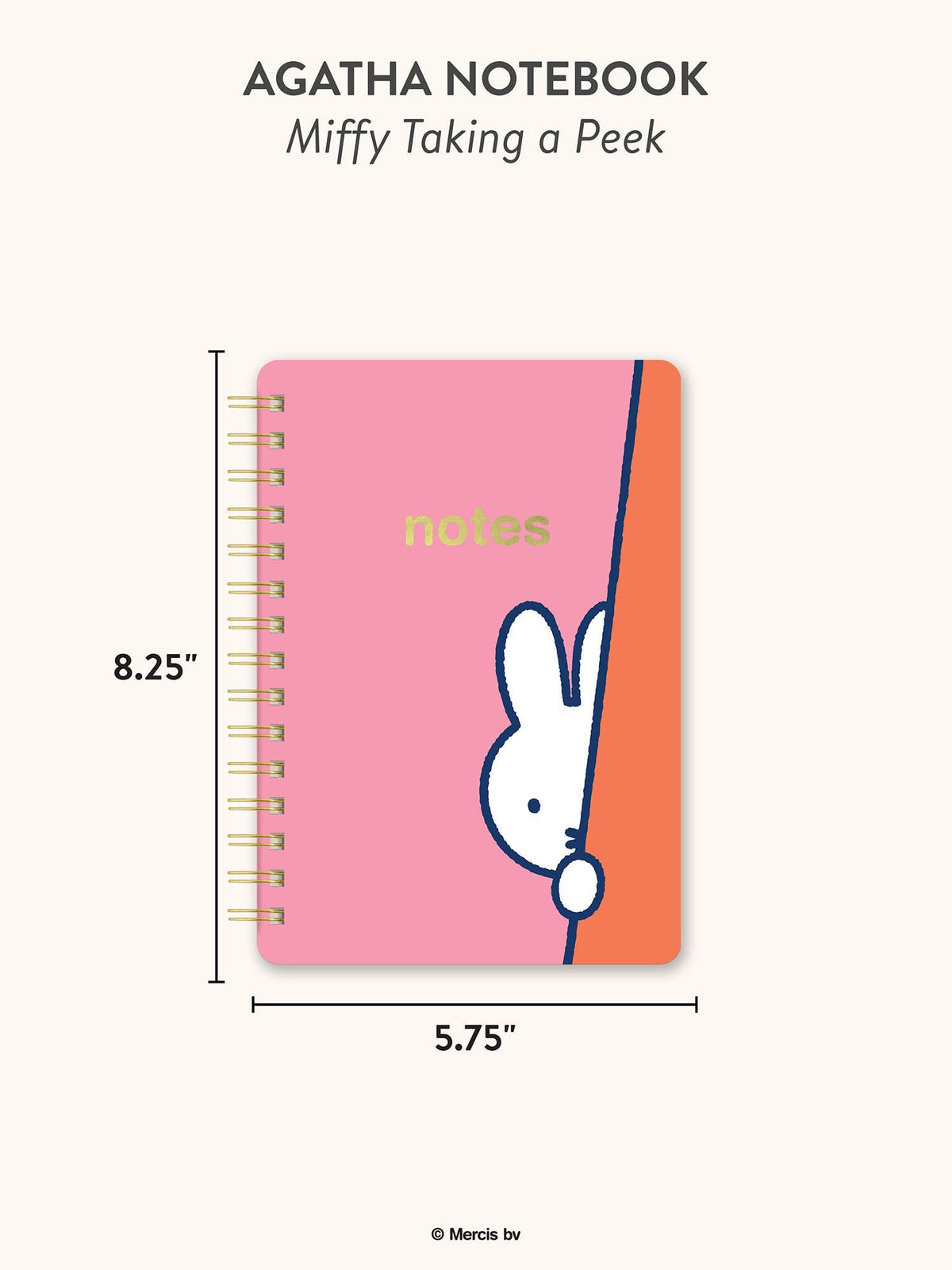 Miffy Taking A Peek Agatha Notebook With Pocket