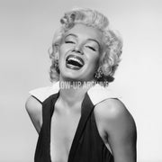 Marilyn Monroe: "Laughing Portrait" - 30"x 30" Archival B+W Photograph (Unframed)