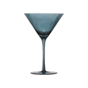 Colored Martini & Cocktail Crystal Glass - Blue