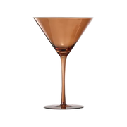 Colored Martini & Cocktail Crystal Glass - Orange