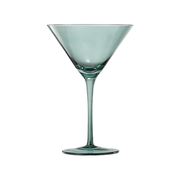 Colored Martini & Cocktail Crystal Glass - Green