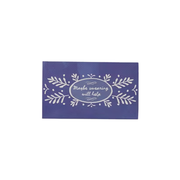 Blue & White Safety Matches in Matchbox - Maybe Swearing Will Help