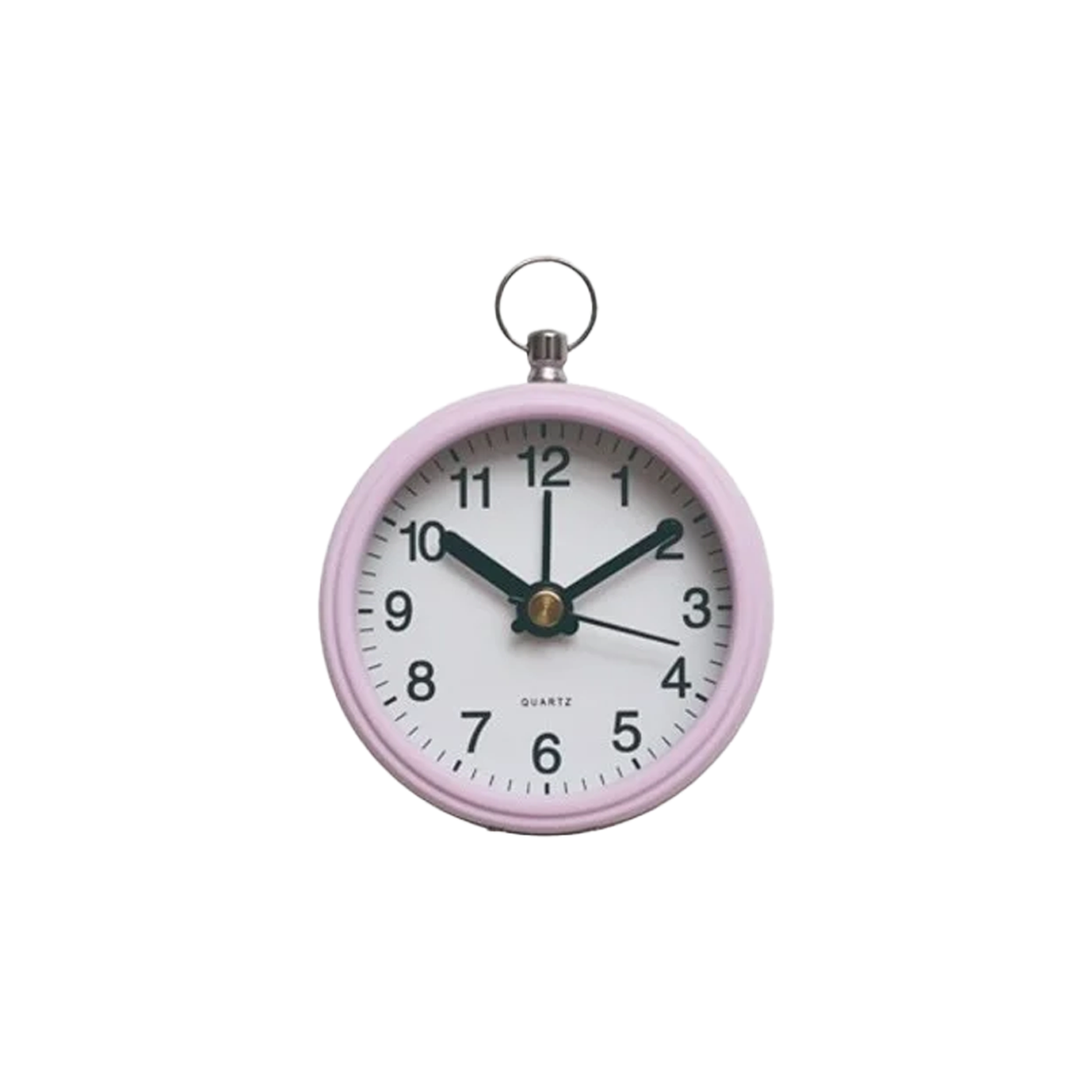 Metal Alarm Clock With Magnet - Pink