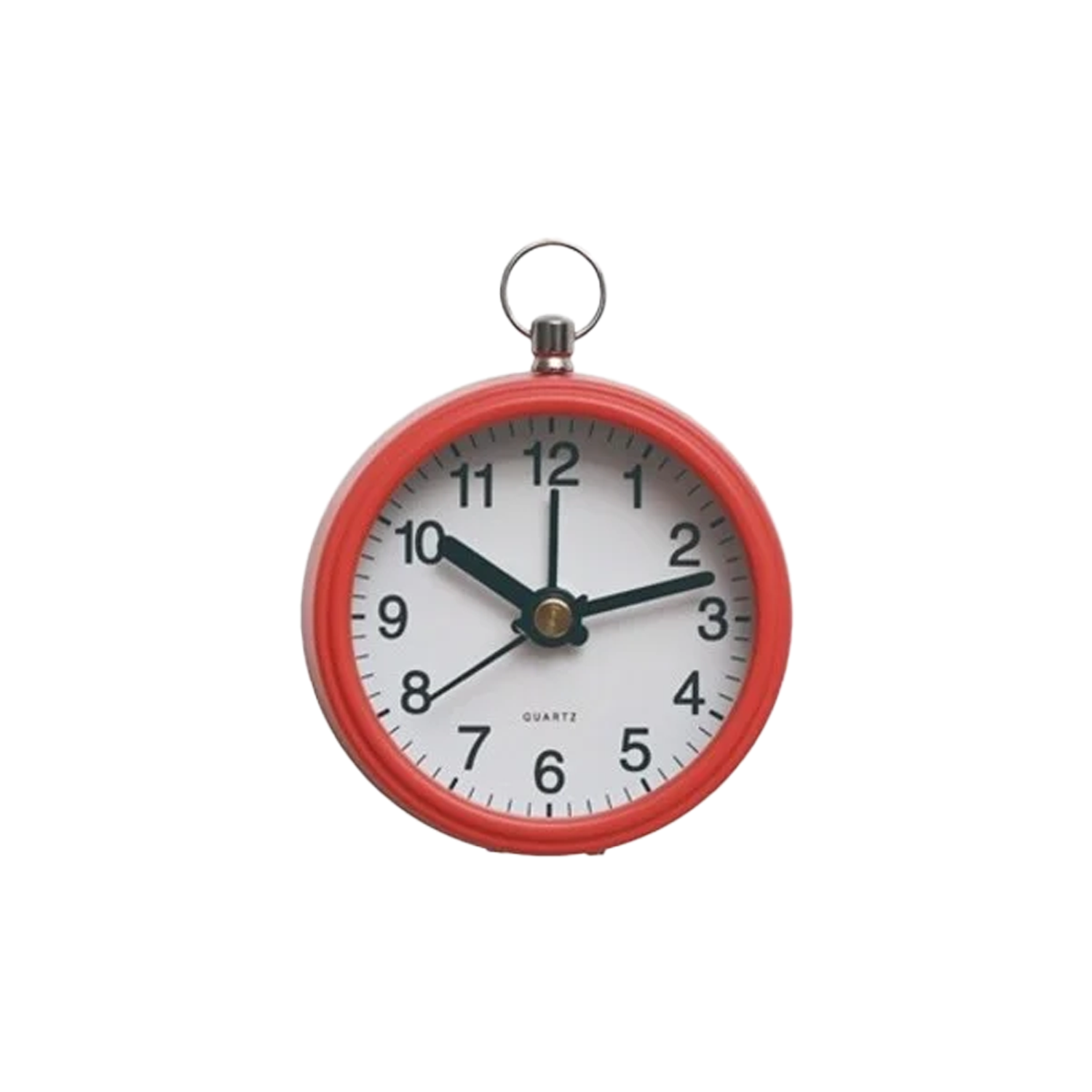 Metal Alarm Clock With Magnet - Red