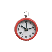 Metal Alarm Clock With Magnet - Red