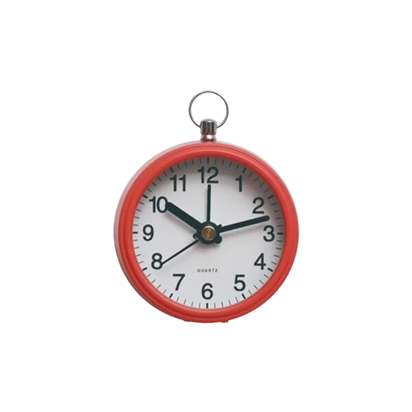 Metal Alarm Clock With Magnet - Red
