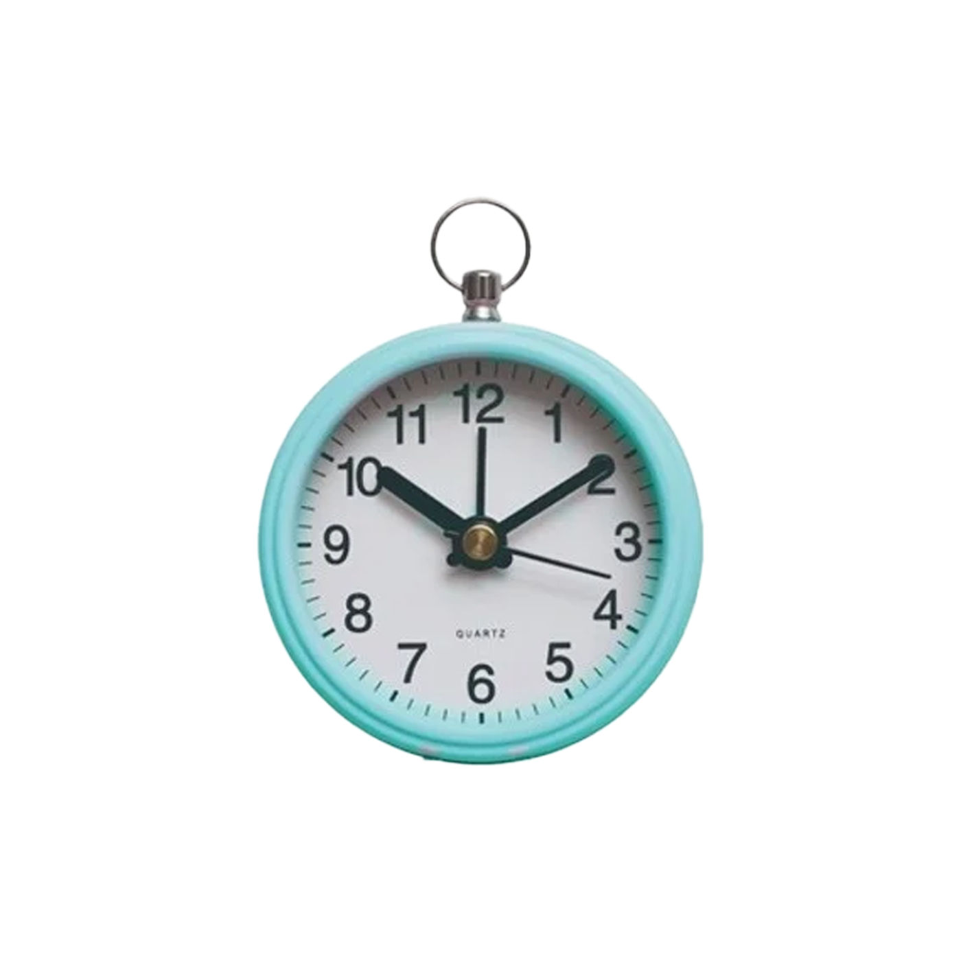 Metal Alarm Clock With Magnet - Teal