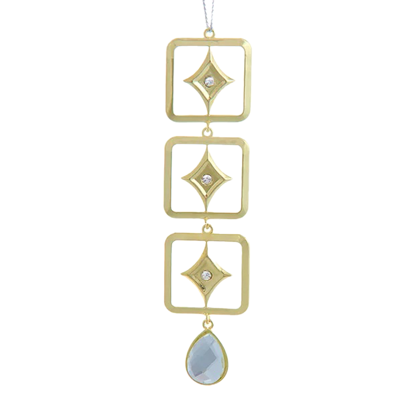 Metal Icicle Ornament - Square