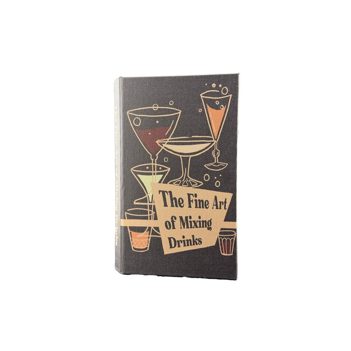 Decorative Book Shaped Storage Box - The Fine Art of Mixing Drinks