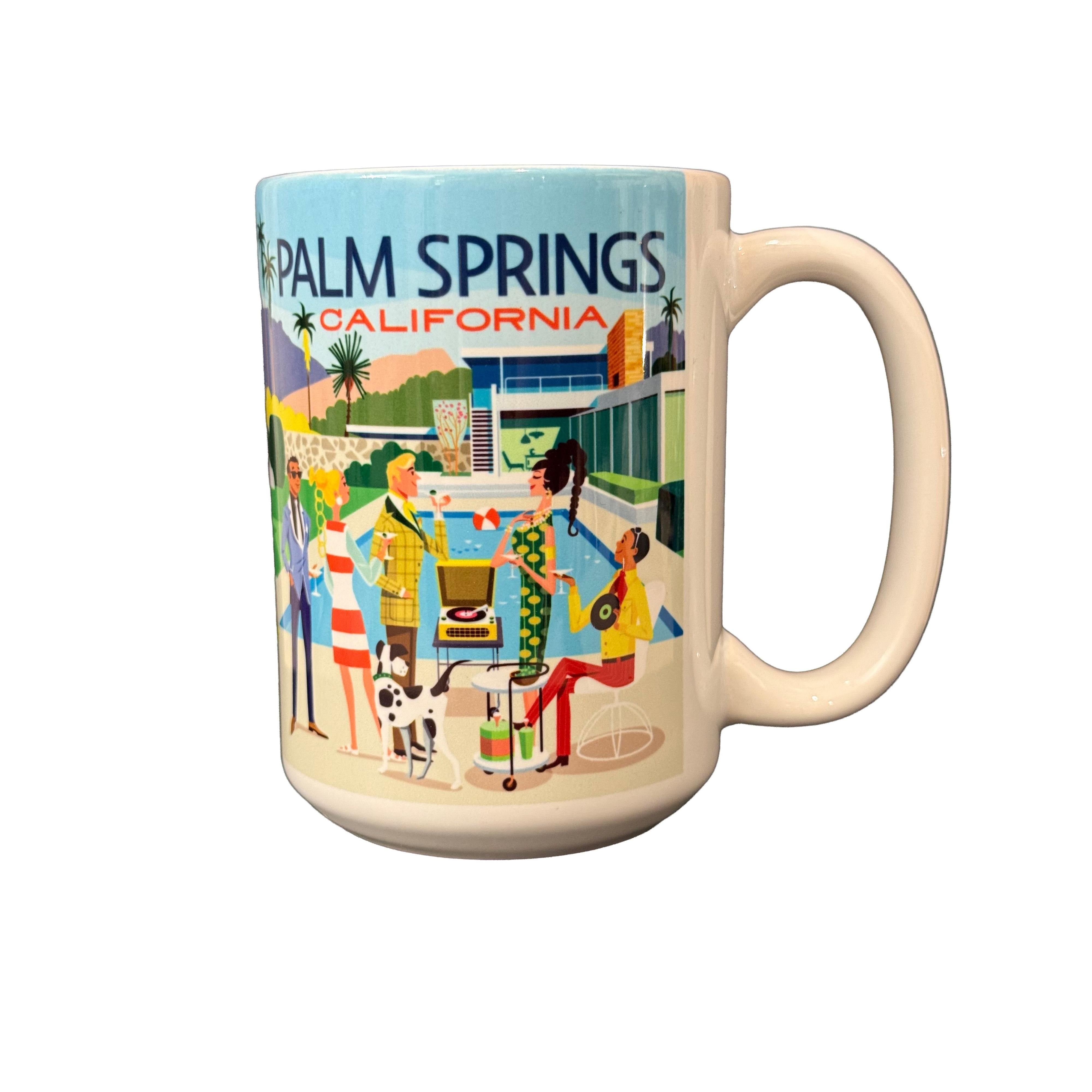 15oz Mug: Mod Party - Just Fabulous Palm Springs
