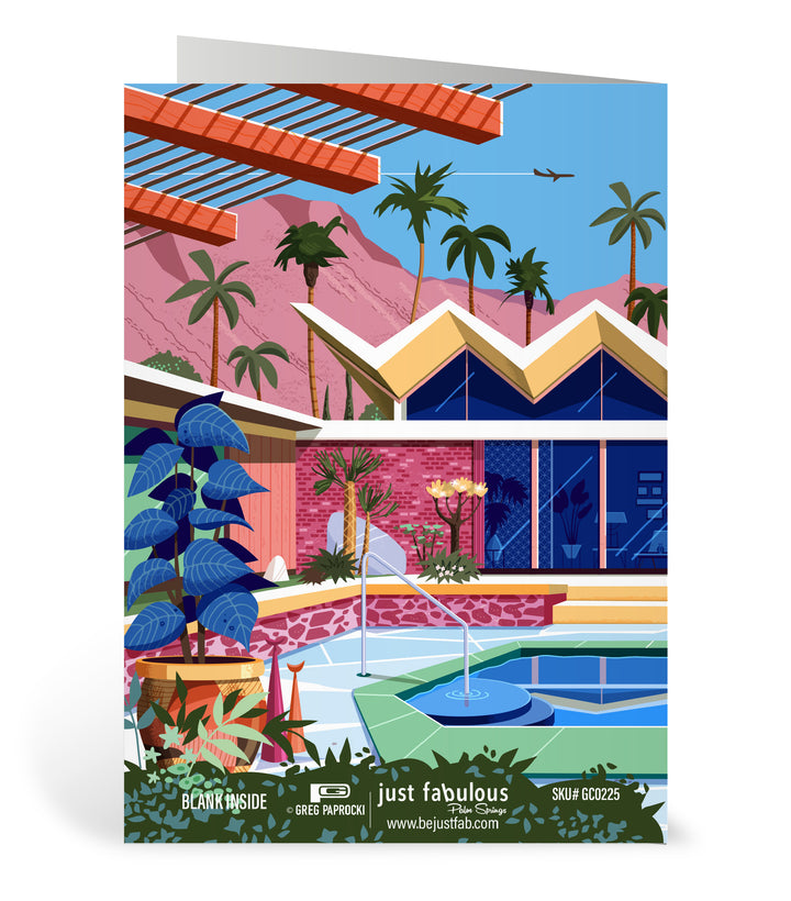Greeting Card: Mod Gal (Blank Inside)