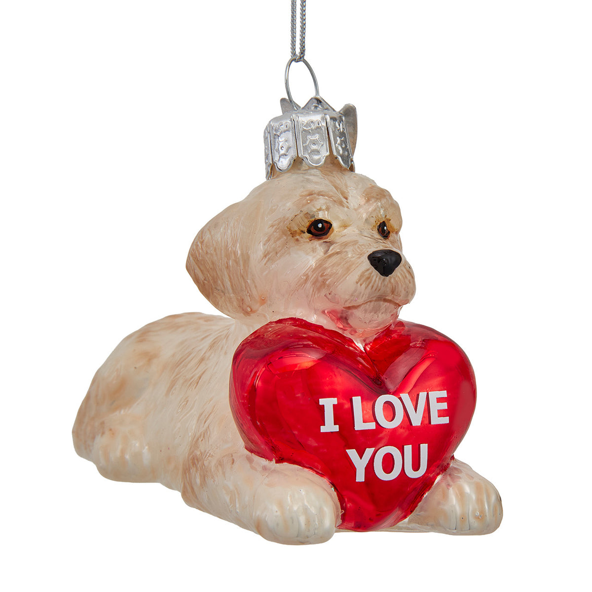 Doodle With "I Love You" Heart Ornament