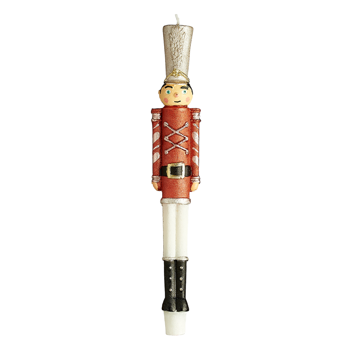 Holiday Soldier Candle - Red