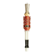 Holiday Soldier Candle - Red
