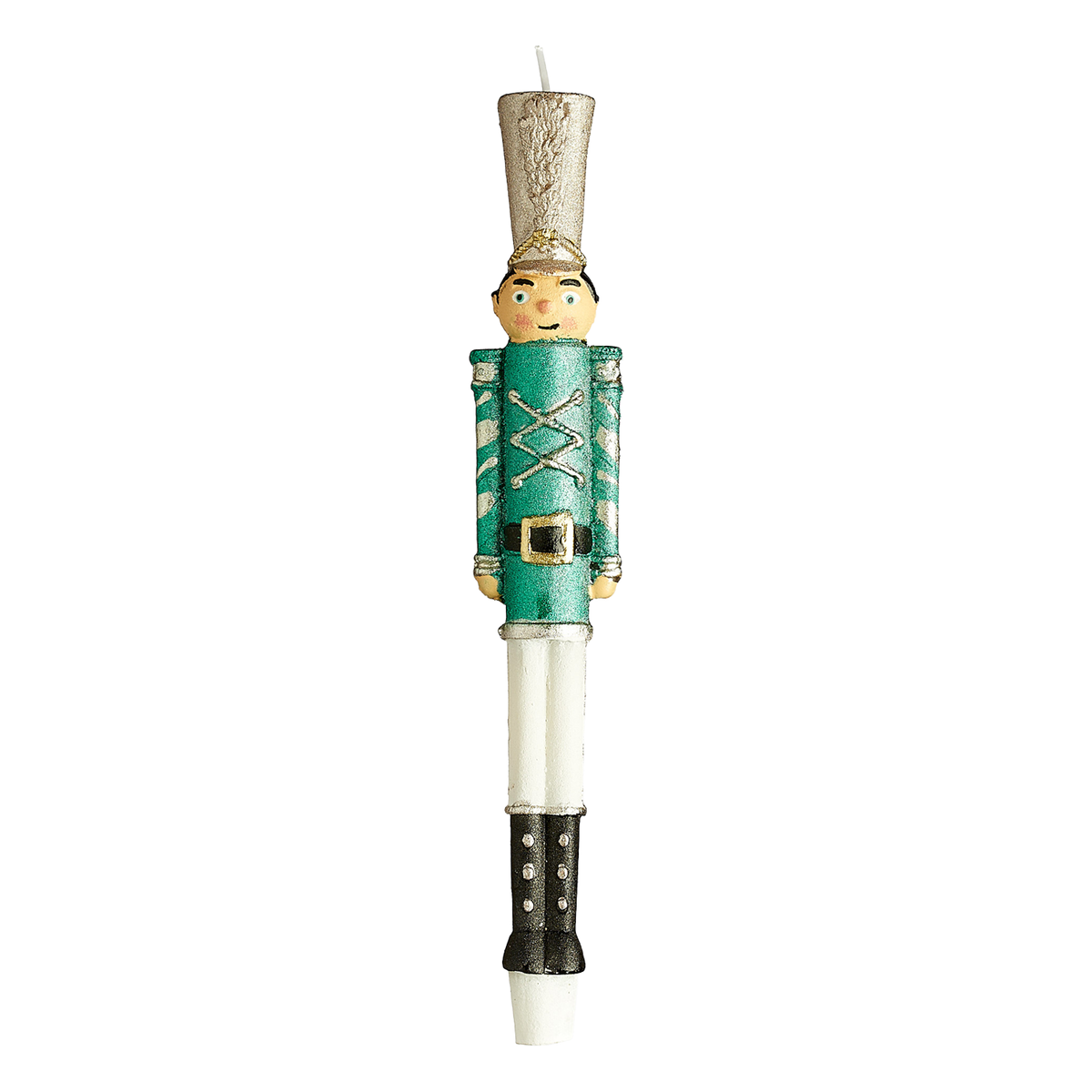 Holiday Soldier Candle - Green