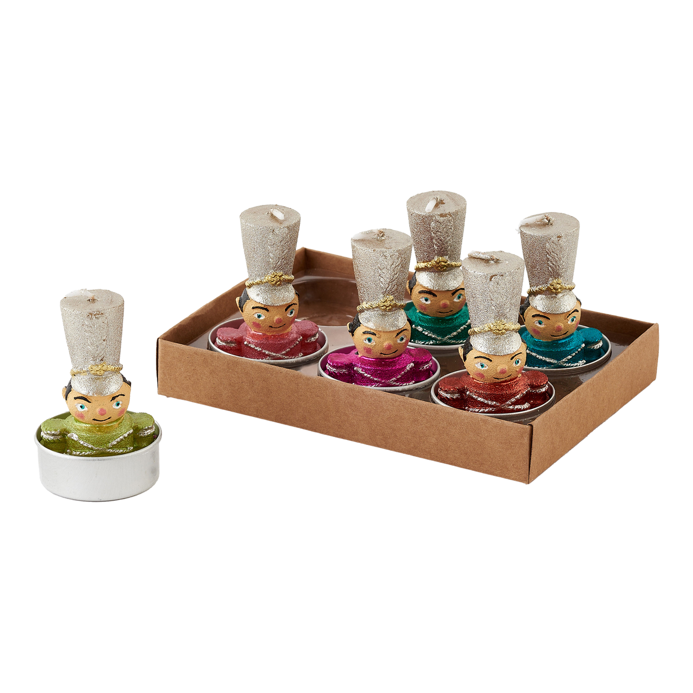Nutcracker Tea Light Candle Set