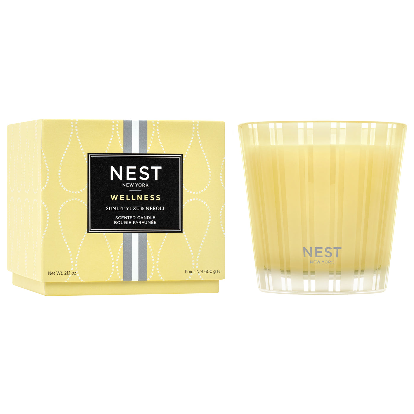 Wellness: Sunlit Yuzu & Neroli 3-Wick Candle 21.2oz