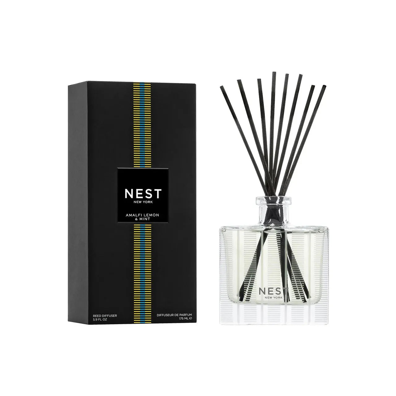 Amalfi Lemon & Mint Reed Diffuser 5.9oz. - Just Fabulous Palm Springs