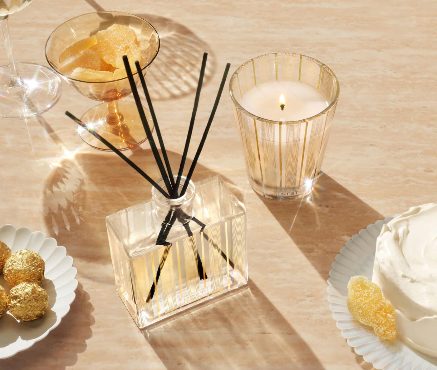 Crystallized Ginger & Vanilla Bean Reed Diffuser 5.9 fl oz