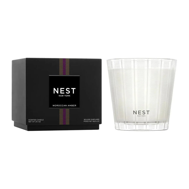 Moroccan Amber 3-Wick Candle 21.2oz