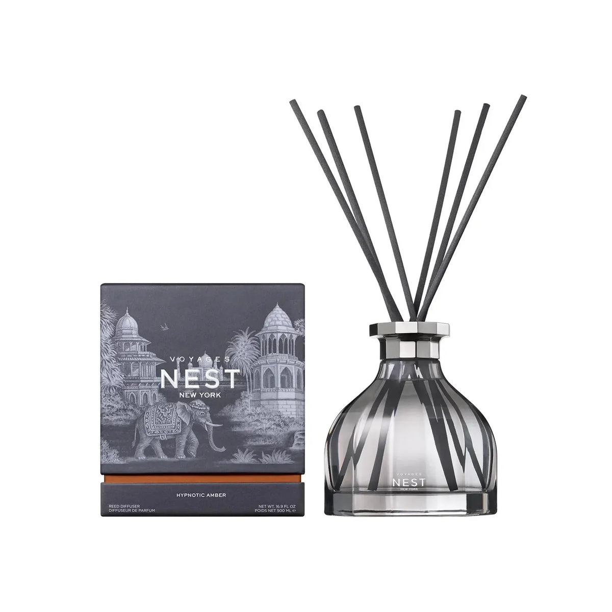 VOYAGES Hypnotic Amber Reed Diffuser 16.9oz.