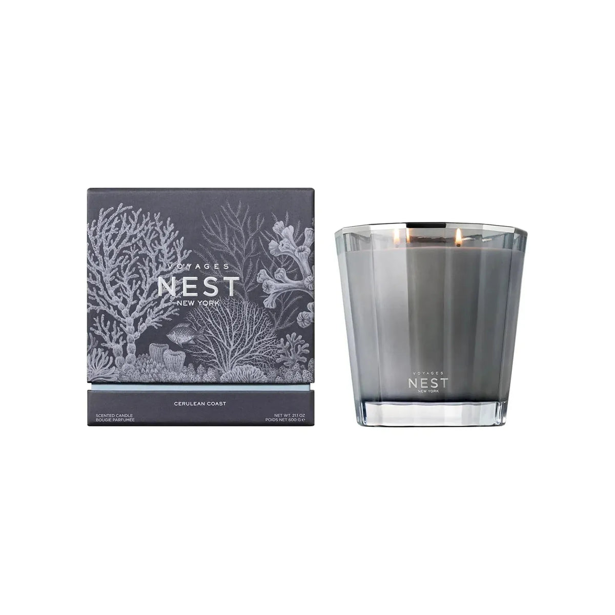 VOYAGES Cerulean Coast 2-Wick Candle