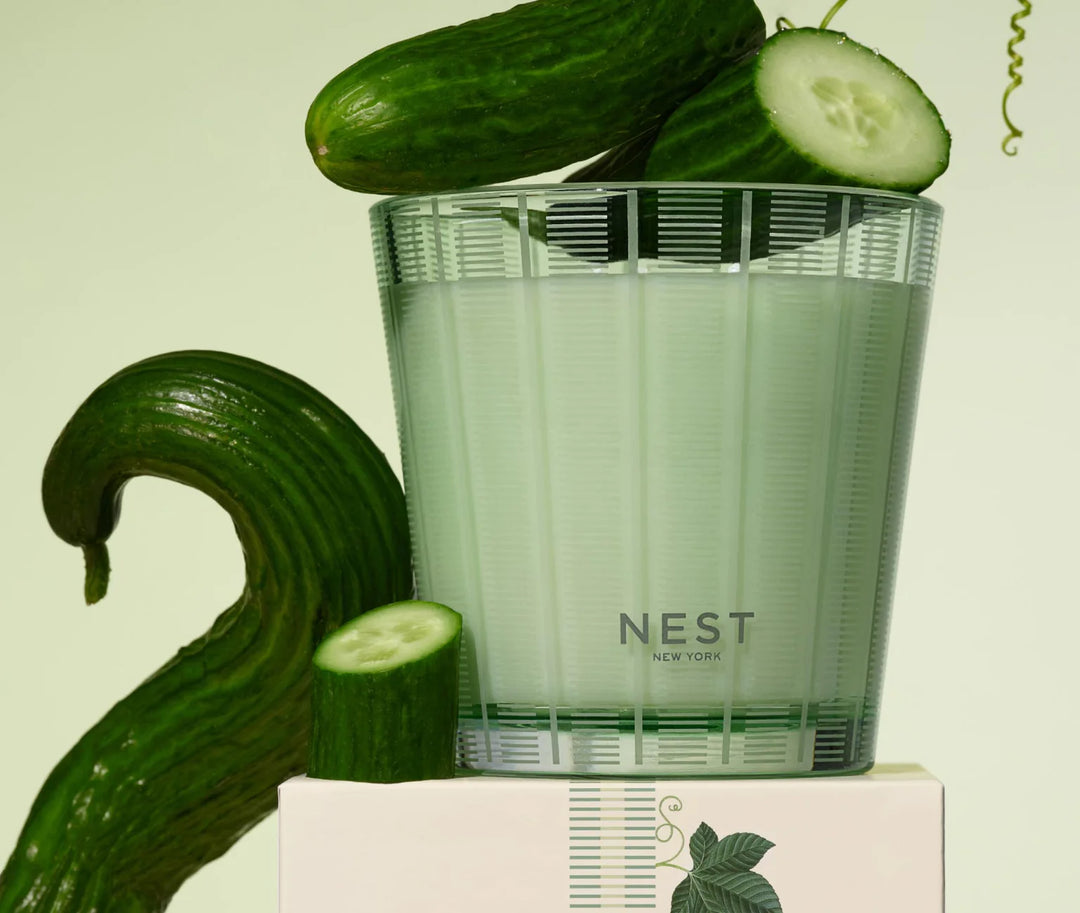 Cucumber & White Sage 3-Wick Candle 21.2oz